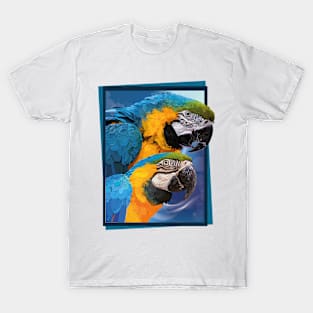 blue-yellow macaw T-Shirt